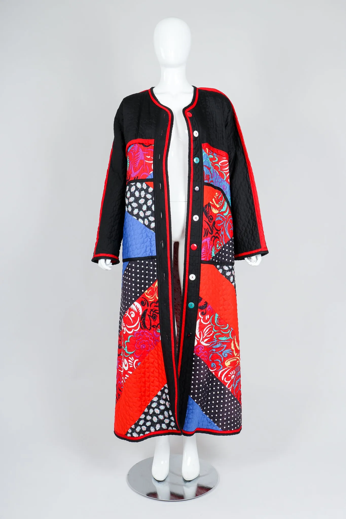 Quilted Folk Patchwork Duster