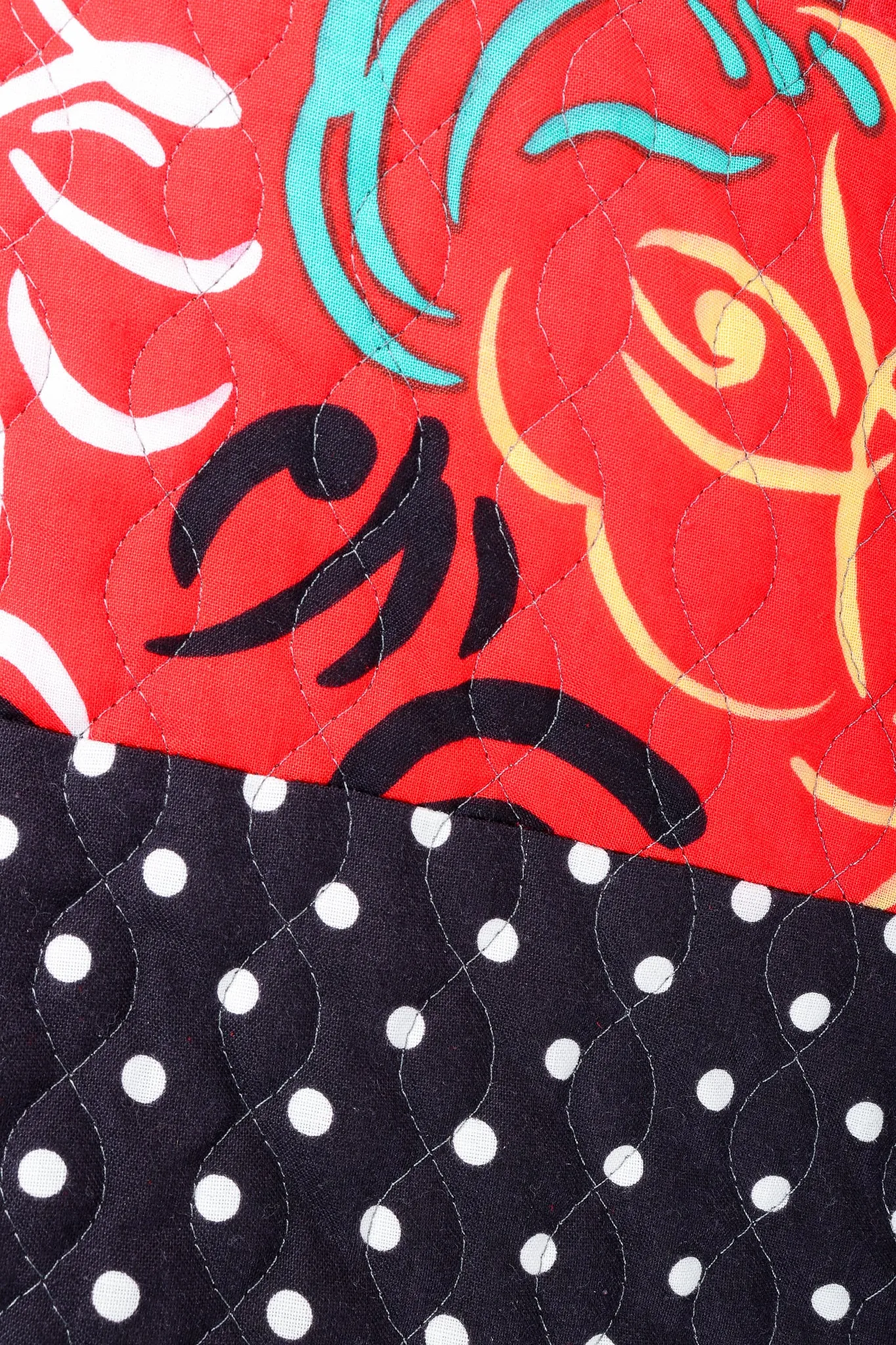 Quilted Folk Patchwork Duster