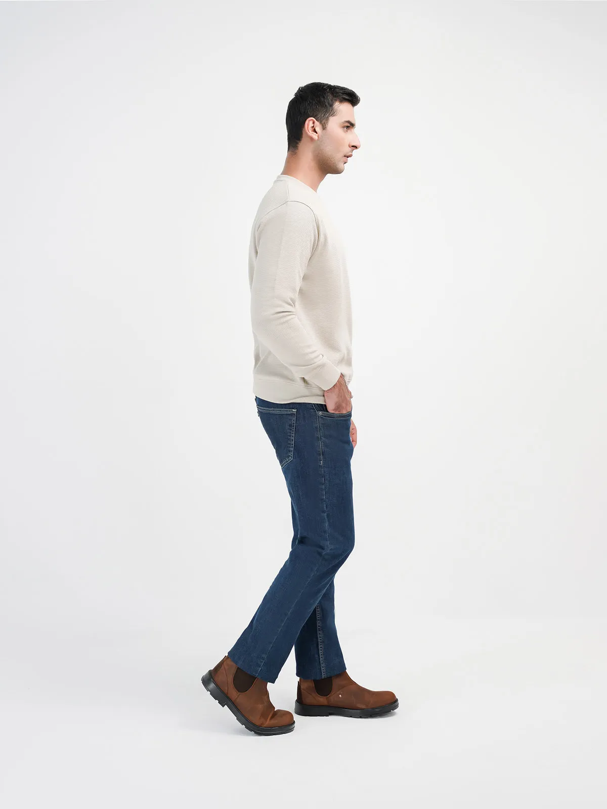 "ARIA" Casual Crew Neck Fleece Sweatshirt