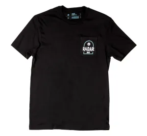 Radar Branded Pocket Tee - Black