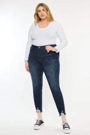 Rafaela High Rise Ankle Skinny Jeans (Plus Size)