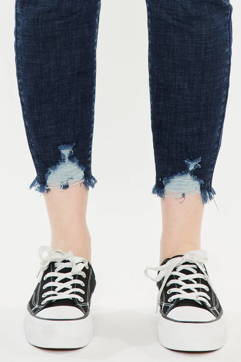 Rafaela High Rise Ankle Skinny Jeans (Plus Size)
