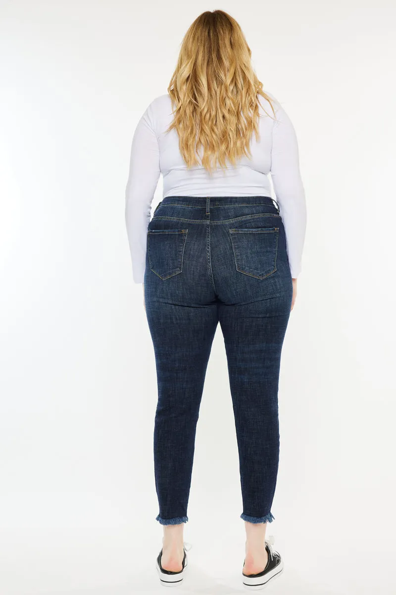 Rafaela High Rise Ankle Skinny Jeans (Plus Size)
