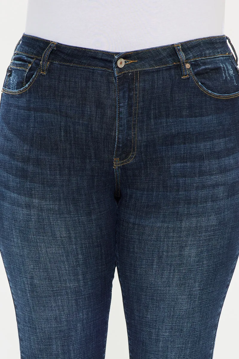 Rafaela High Rise Ankle Skinny Jeans (Plus Size)