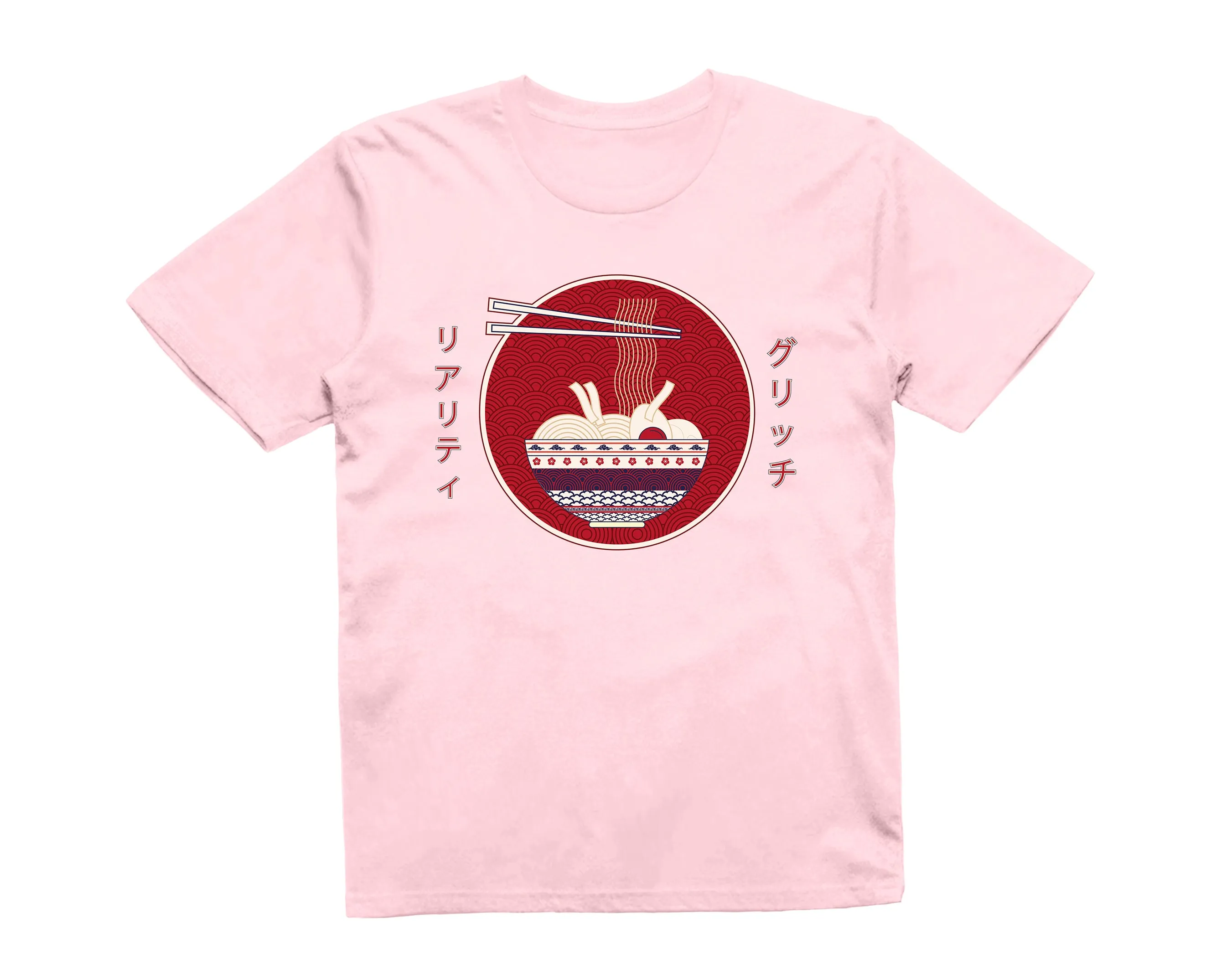 Reality Glitch Japanese Ramen Noodle Kids T-Shirt