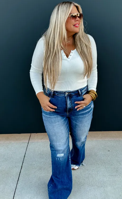 Rebel Tummy Control Flare Jeans
