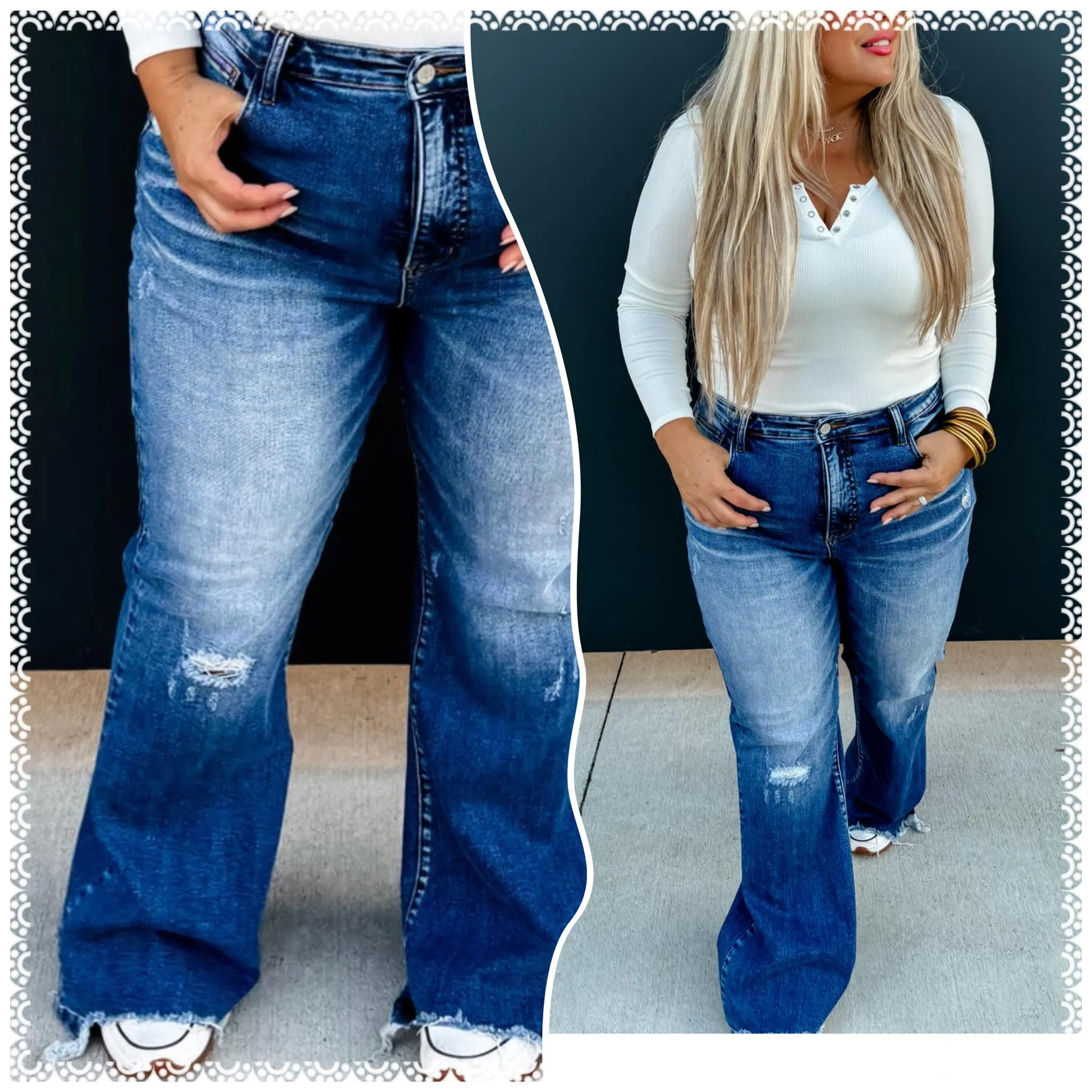 Rebel Tummy Control Flare Jeans
