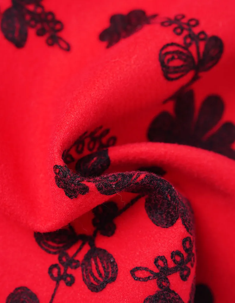 Red Carnation Qipao Cheongsam