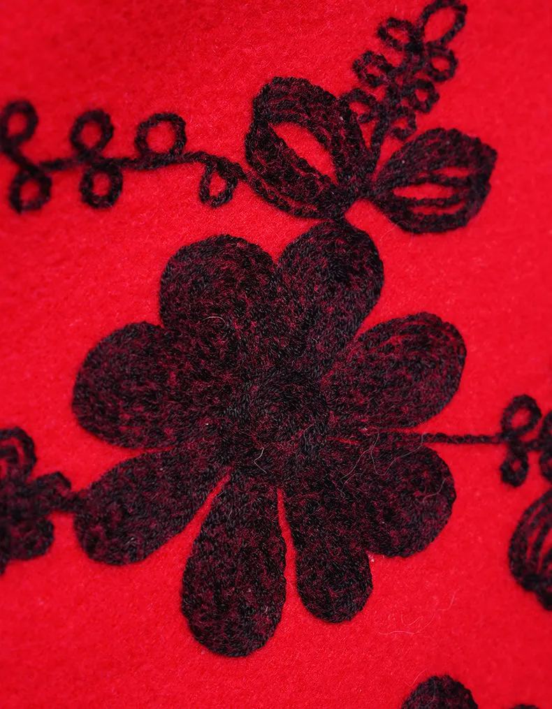 Red Carnation Qipao Cheongsam