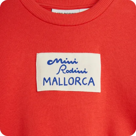 Red Mallorca Patch Jumper