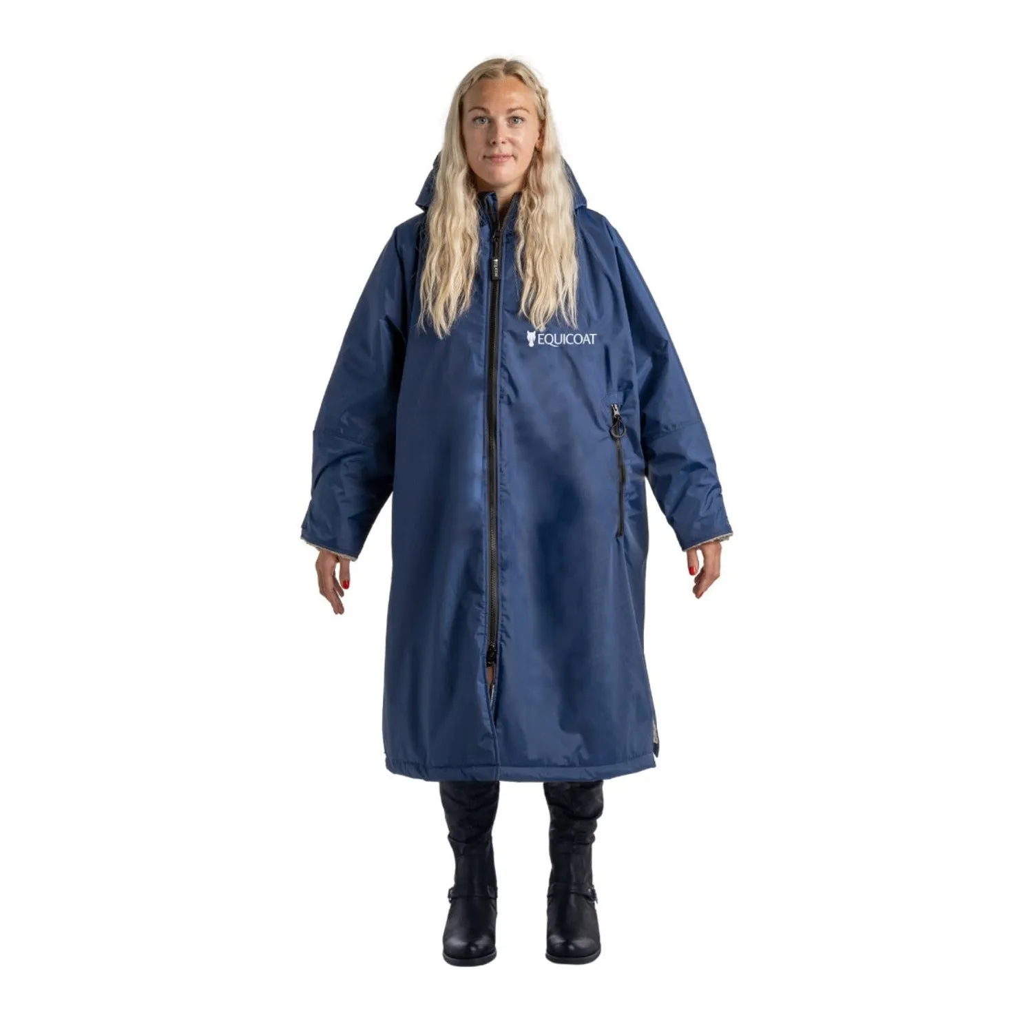 Reincoat Adults Navy Waterproof Dry Robe