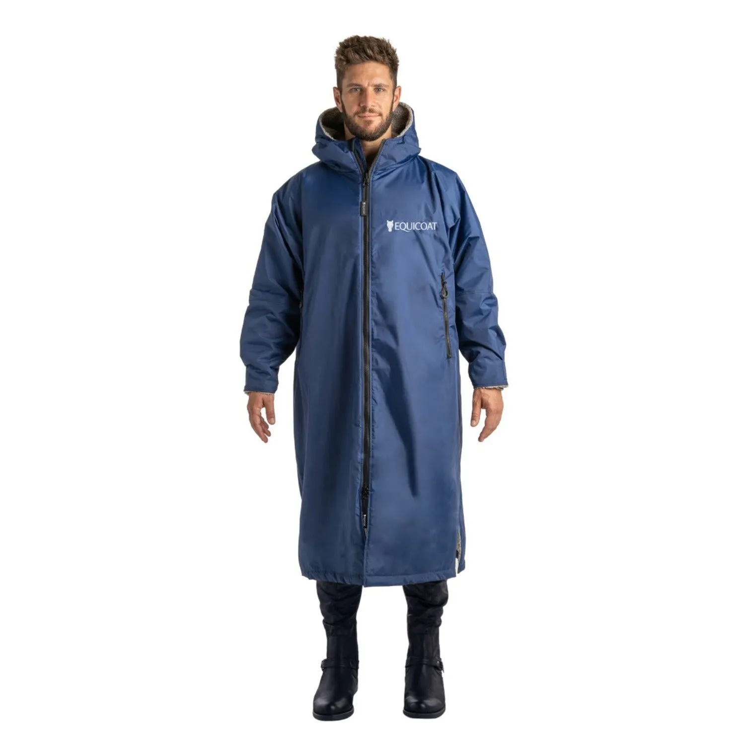Reincoat Adults Navy Waterproof Dry Robe