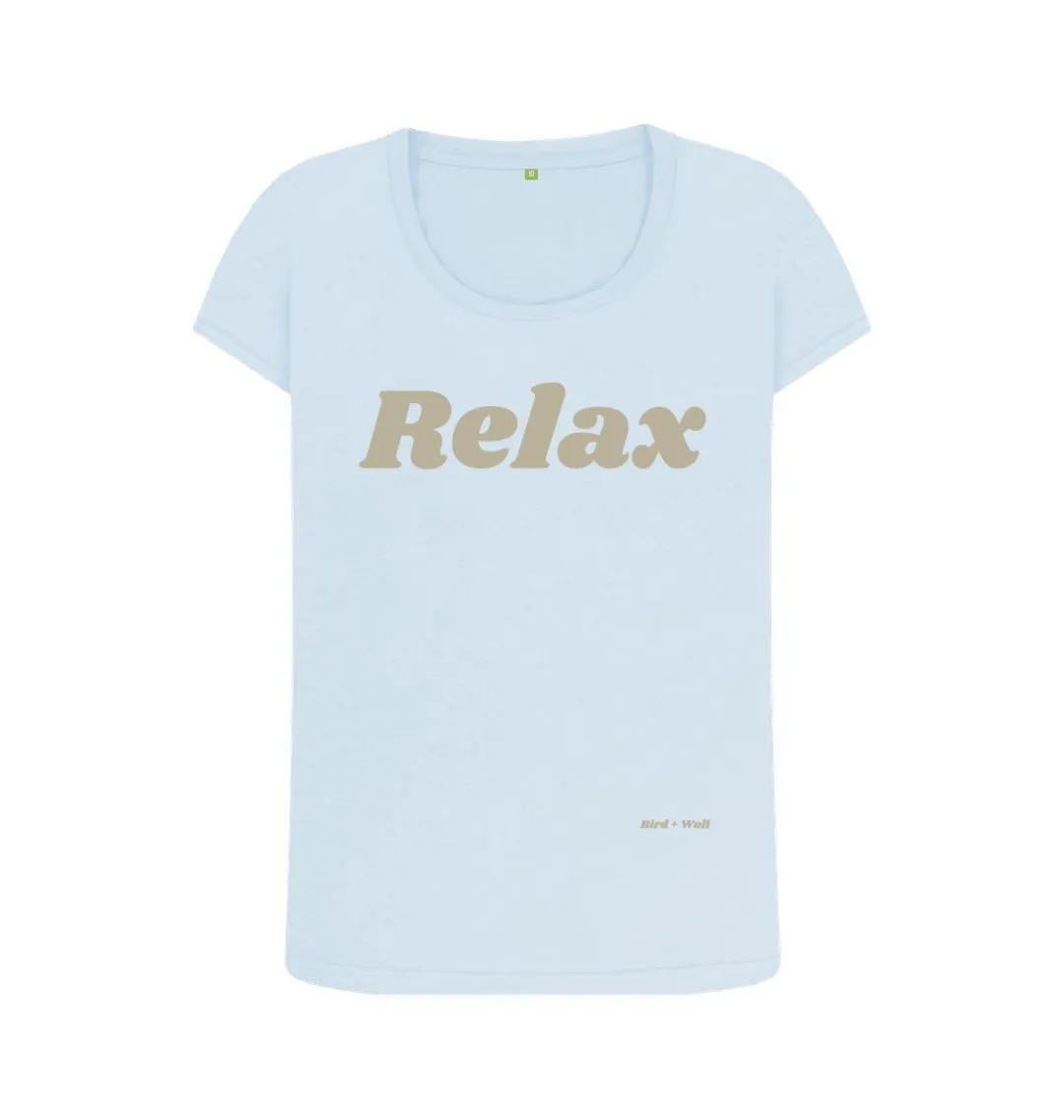 Relax Scoop Neck Tee