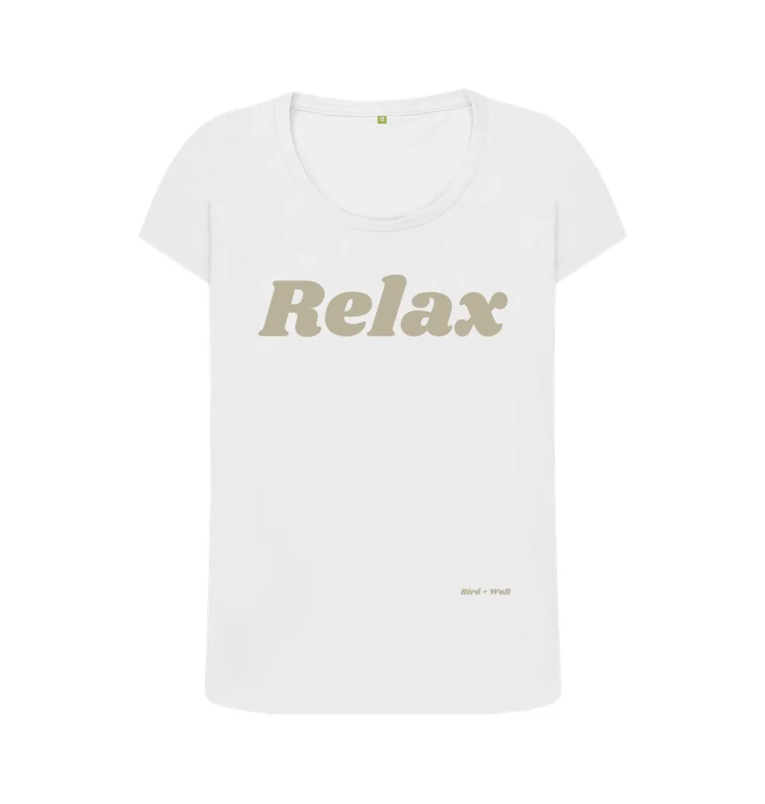 Relax Scoop Neck Tee