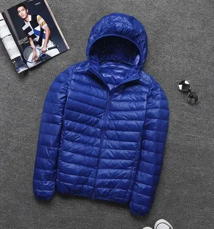 Remi - sleek ultralight design men's hooded jacket
