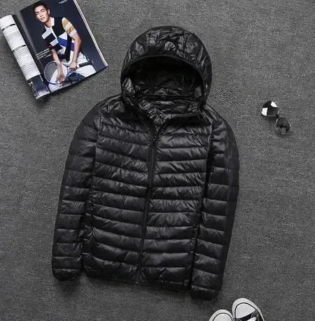 Remi - sleek ultralight design men's hooded jacket