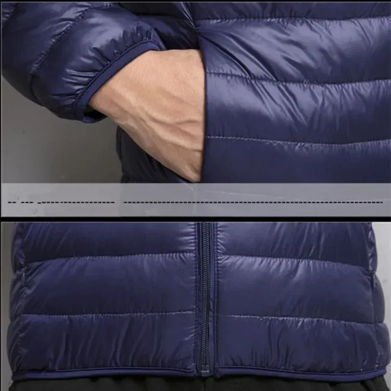 Remi - sleek ultralight design men's hooded jacket