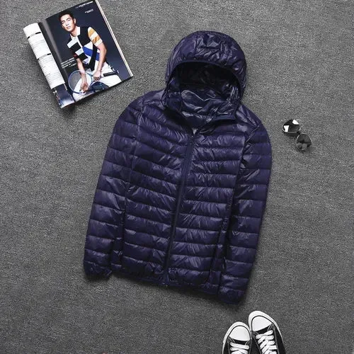 Remi - sleek ultralight design men's hooded jacket