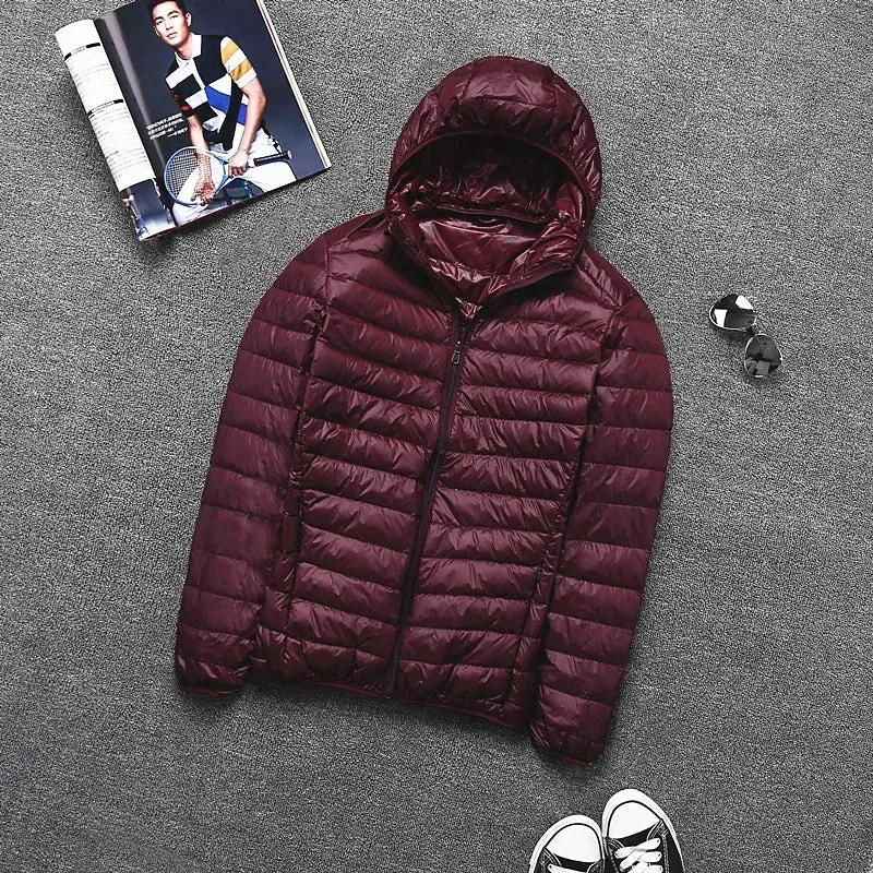 Remi - sleek ultralight design men's hooded jacket