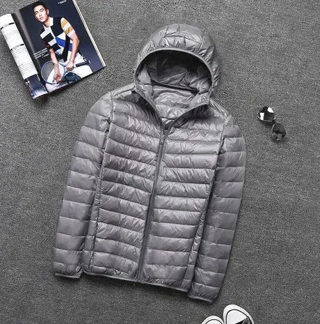 Remi - sleek ultralight design men's hooded jacket