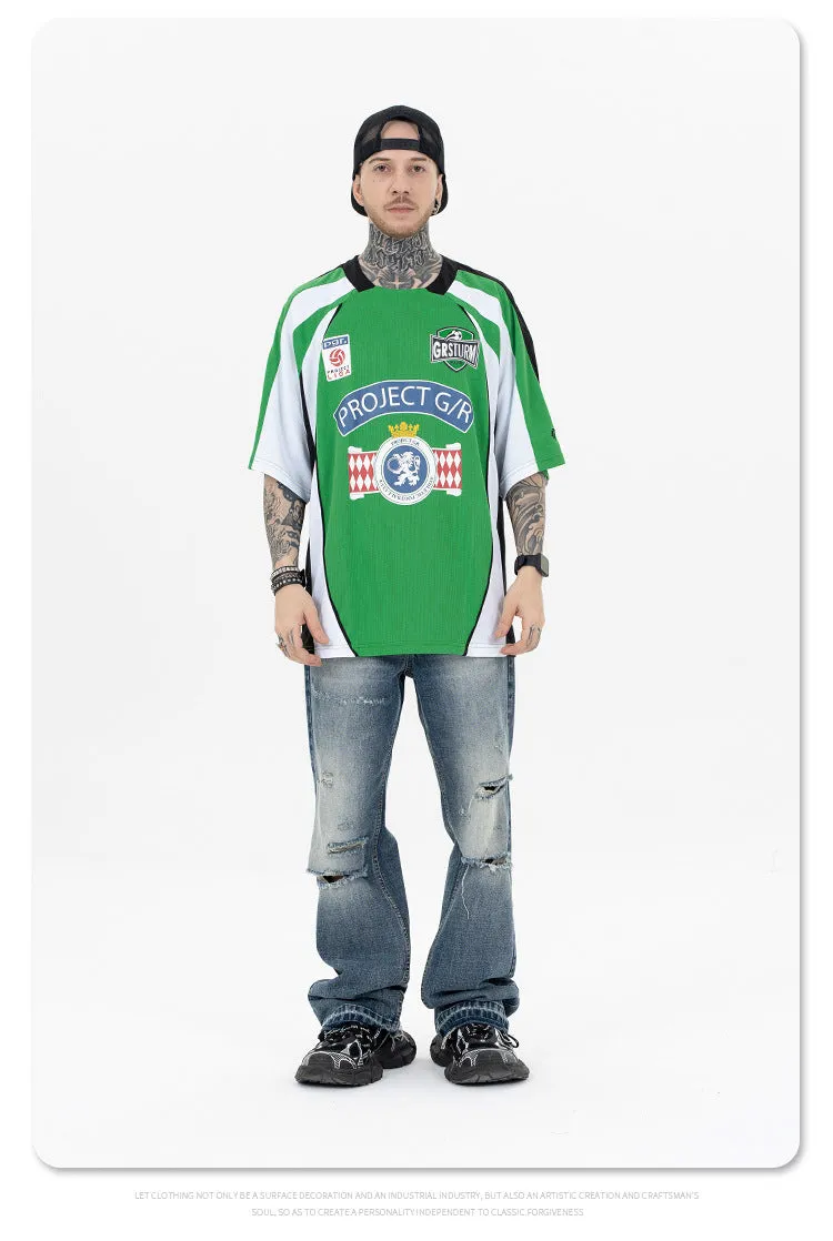 Retro polo football jersey-D356 | Inspanda