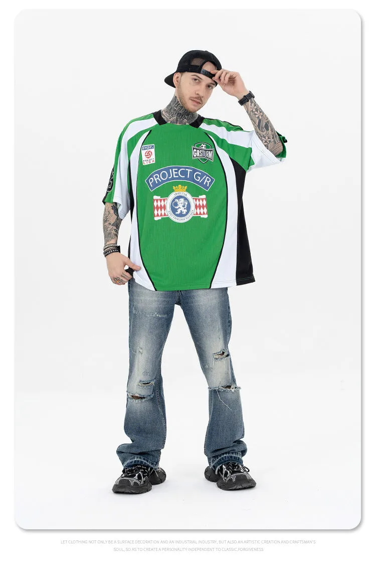 Retro polo football jersey-D356 | Inspanda