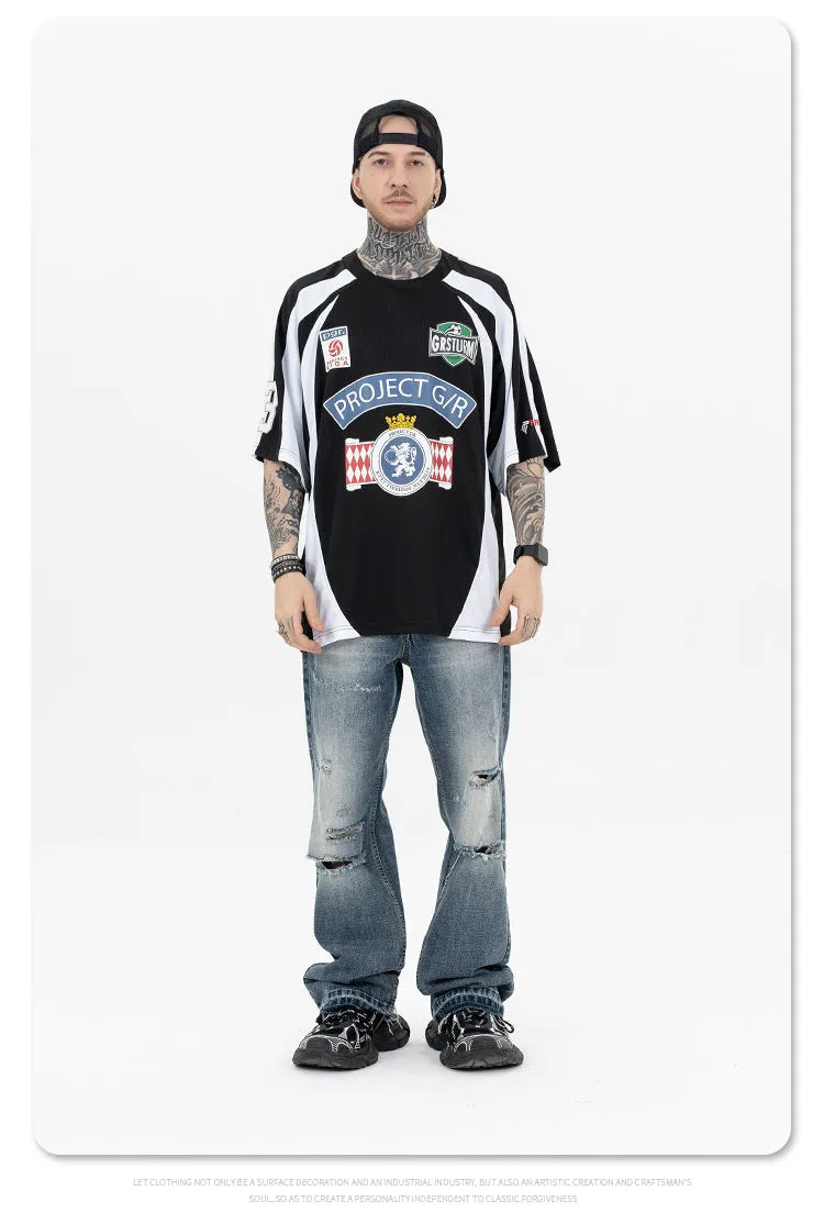 Retro polo football jersey-D356 | Inspanda