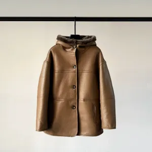 Reversible Leather Fur Jacket