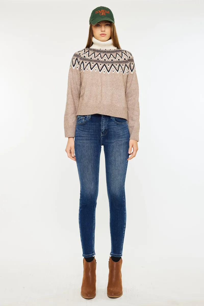 Rochelle  High Rise Super Skinny Jeans