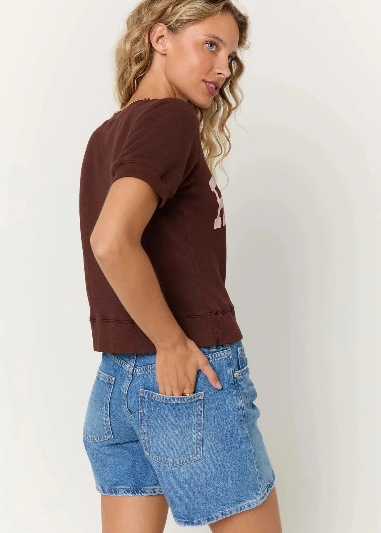 Rodeo Shrunken Short Sleeve Sweatshirt