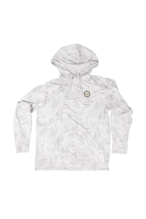 Ronix Men's UV Shade Wick Dry Hoodie - Blizzard Camo