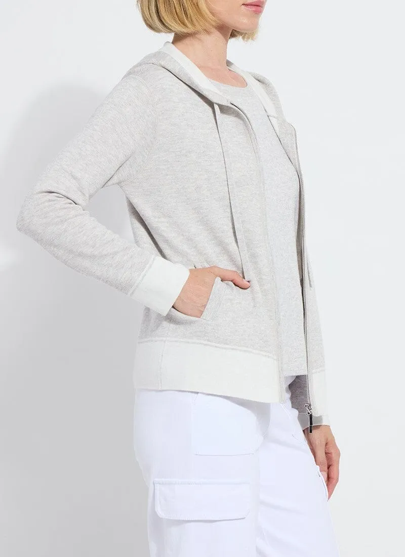 Rowan Knit Zipped Hoodie Without Logo