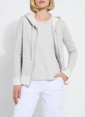 Rowan Knit Zipped Hoodie Without Logo