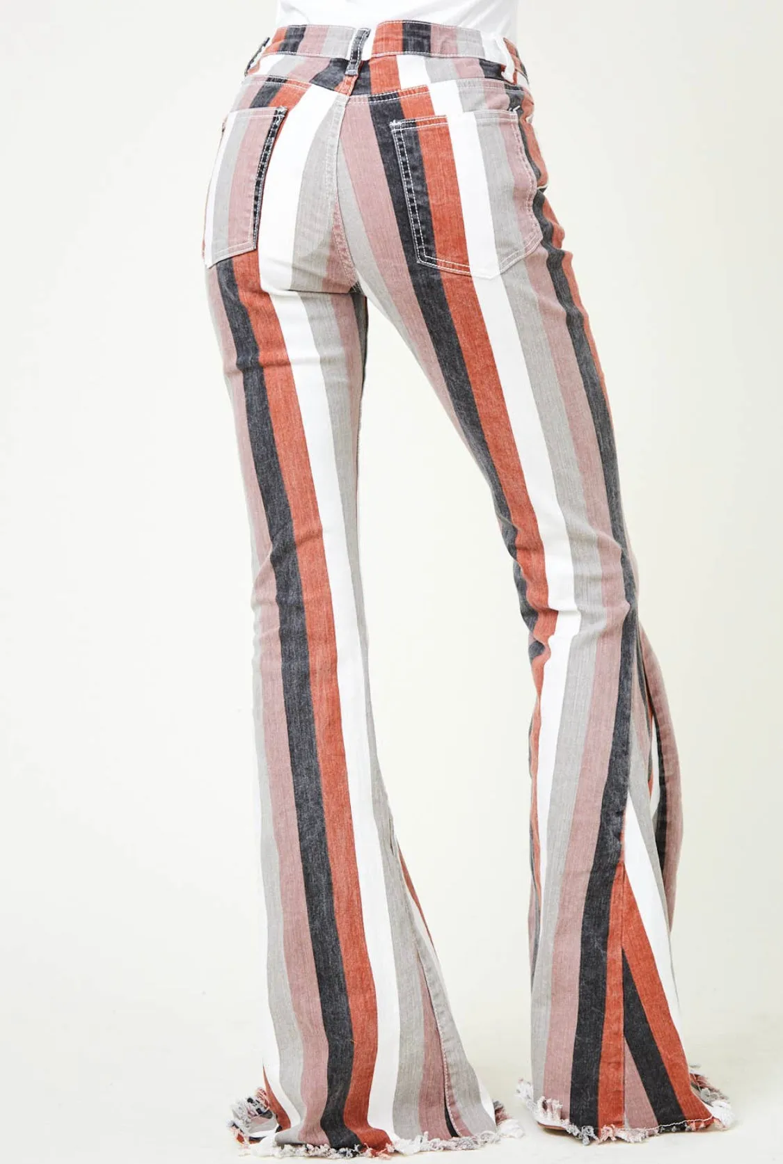 Rust Multi Color Jeans