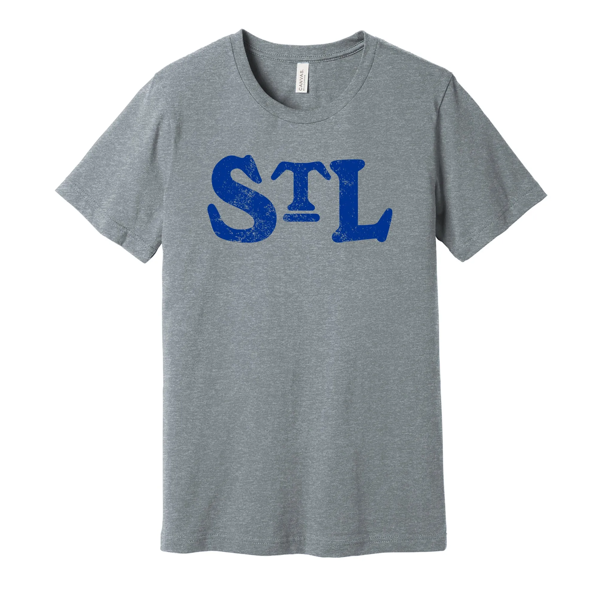 Saint Louis Stars Distressed STL Logo Shirt - Defunct Negro Baseball Team - Celebrate Black Heritage and History - Hyper Than Hype