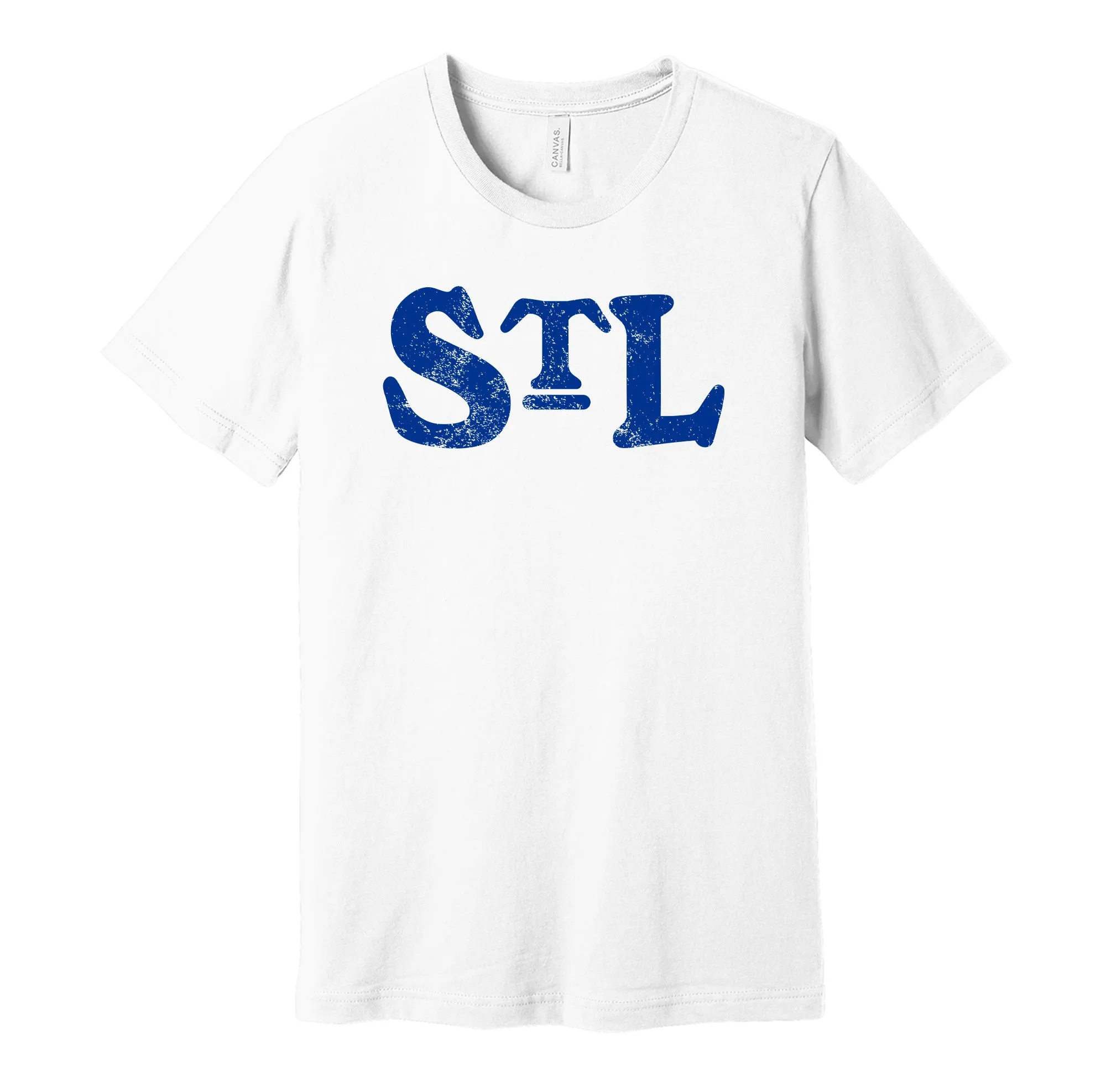 Saint Louis Stars Distressed STL Logo Shirt - Defunct Negro Baseball Team - Celebrate Black Heritage and History - Hyper Than Hype