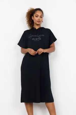 Schwarzes WolffMode Sweatkleid