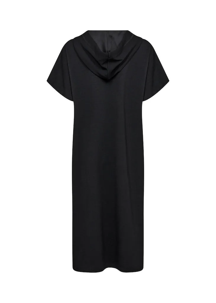 Schwarzes WolffMode Sweatkleid