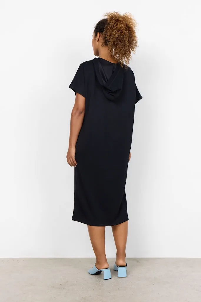 Schwarzes WolffMode Sweatkleid