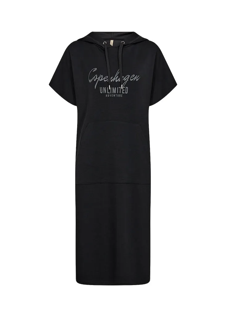 Schwarzes WolffMode Sweatkleid