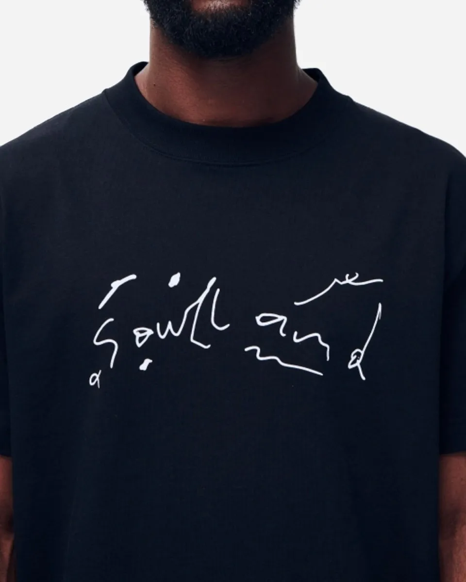 Scribble Logo T-shirt - Black