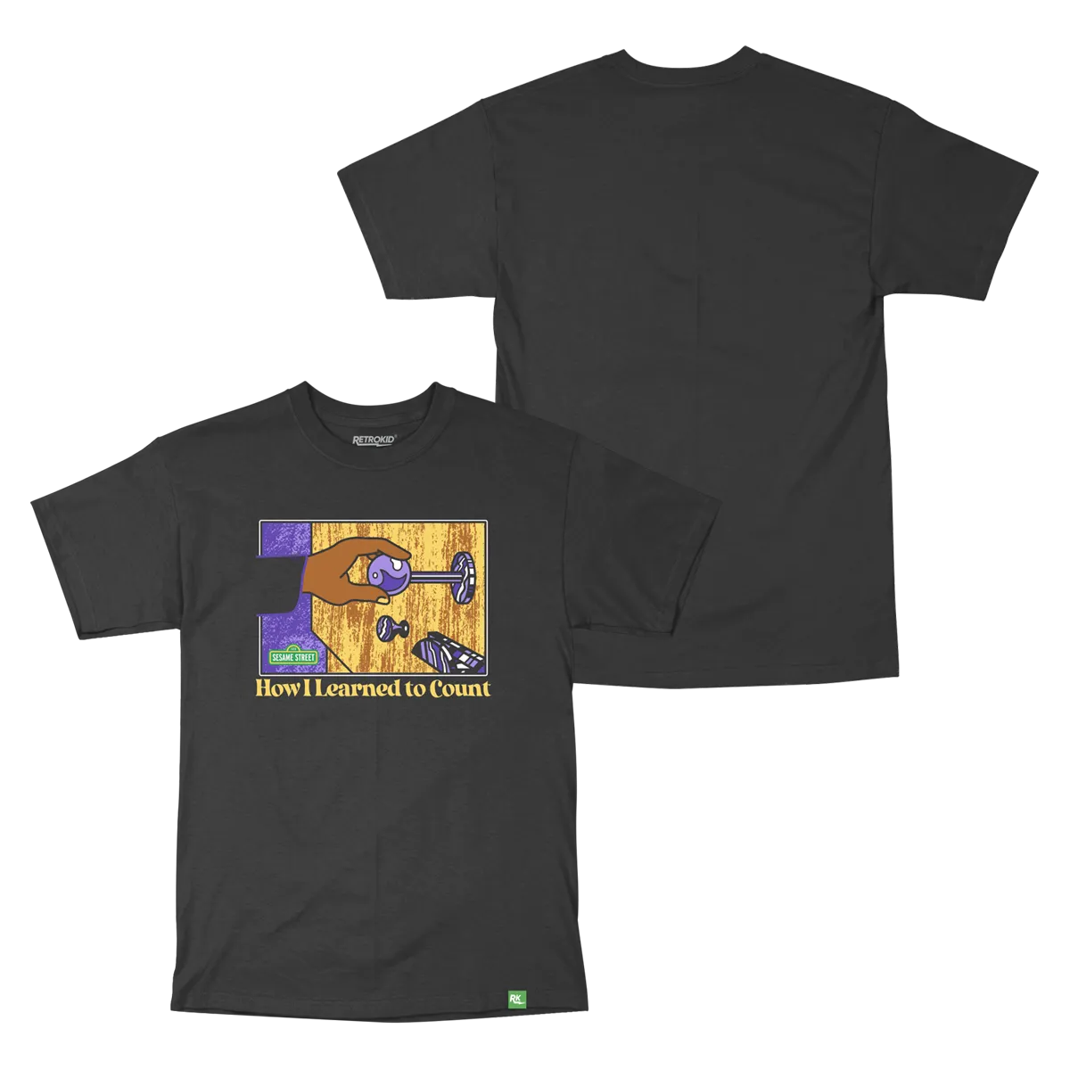 Sesame Street Pinball T-Shirt - Black