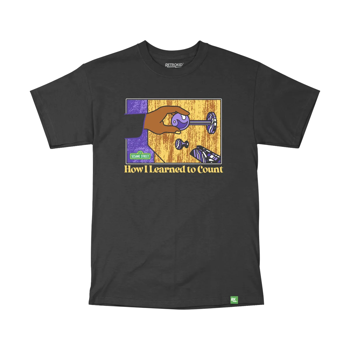 Sesame Street Pinball T-Shirt - Black