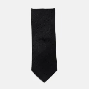 Shantung Tie in Black