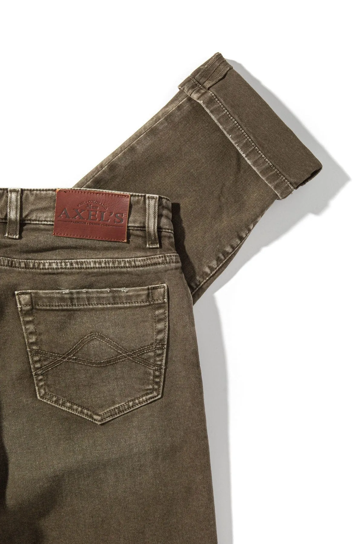Silverton Worn-In Slim Denim In Army