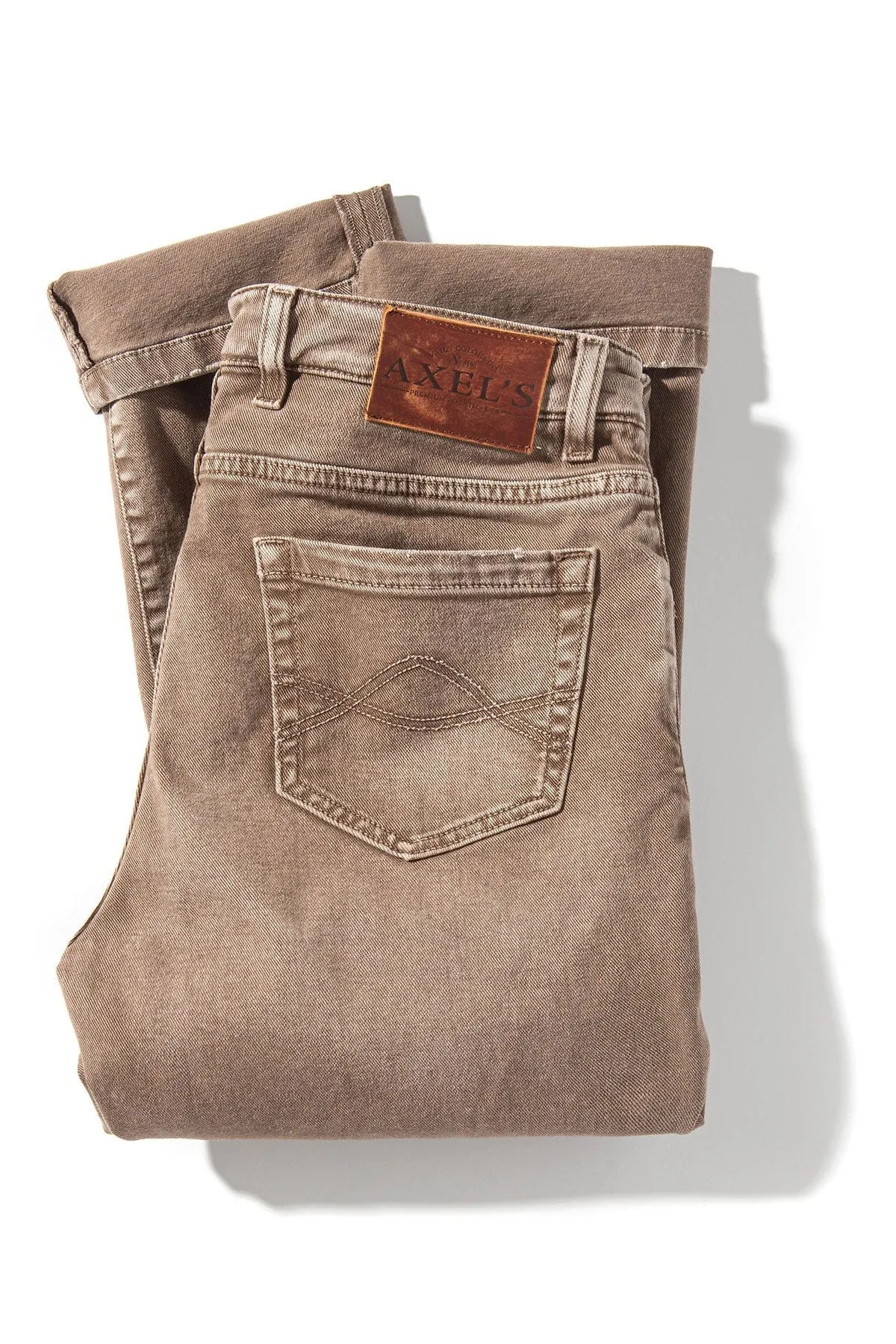 Silverton Worn-In Slim Denim In Tortora