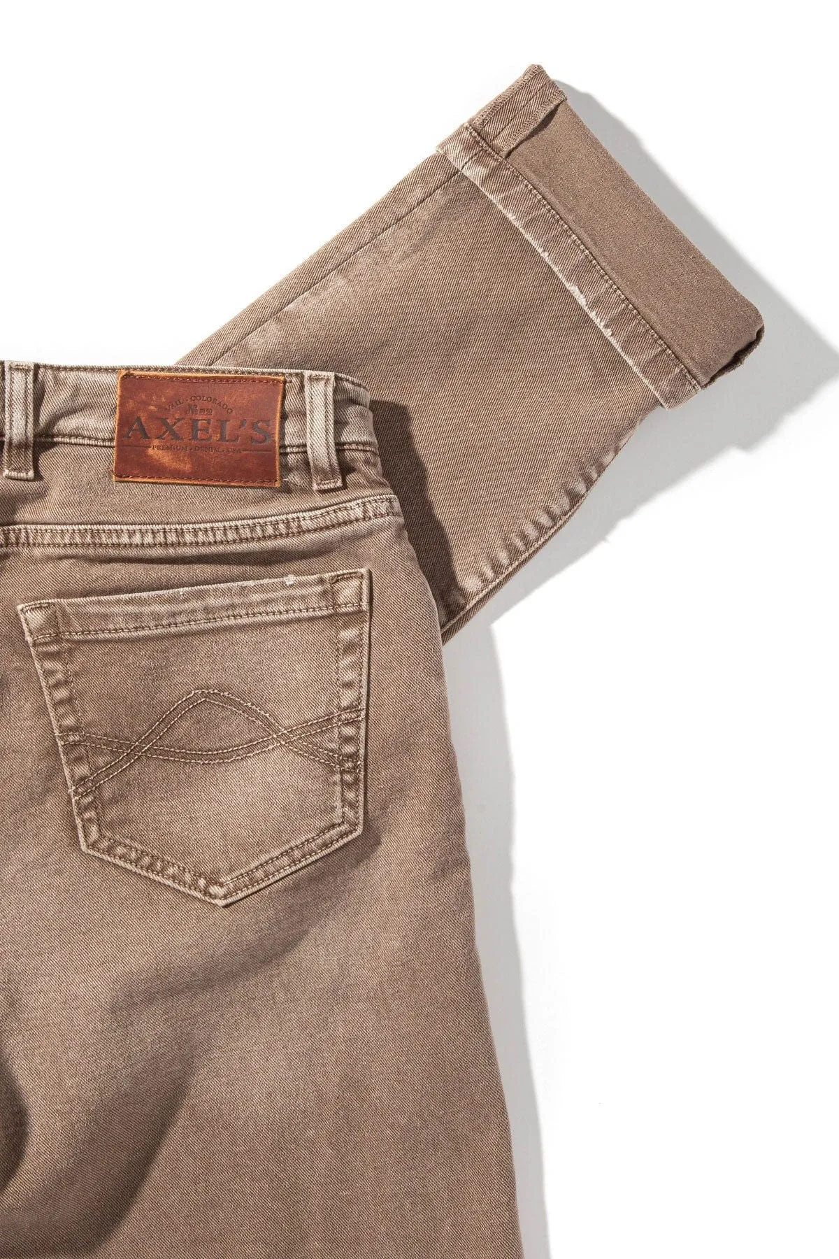 Silverton Worn-In Slim Denim In Tortora