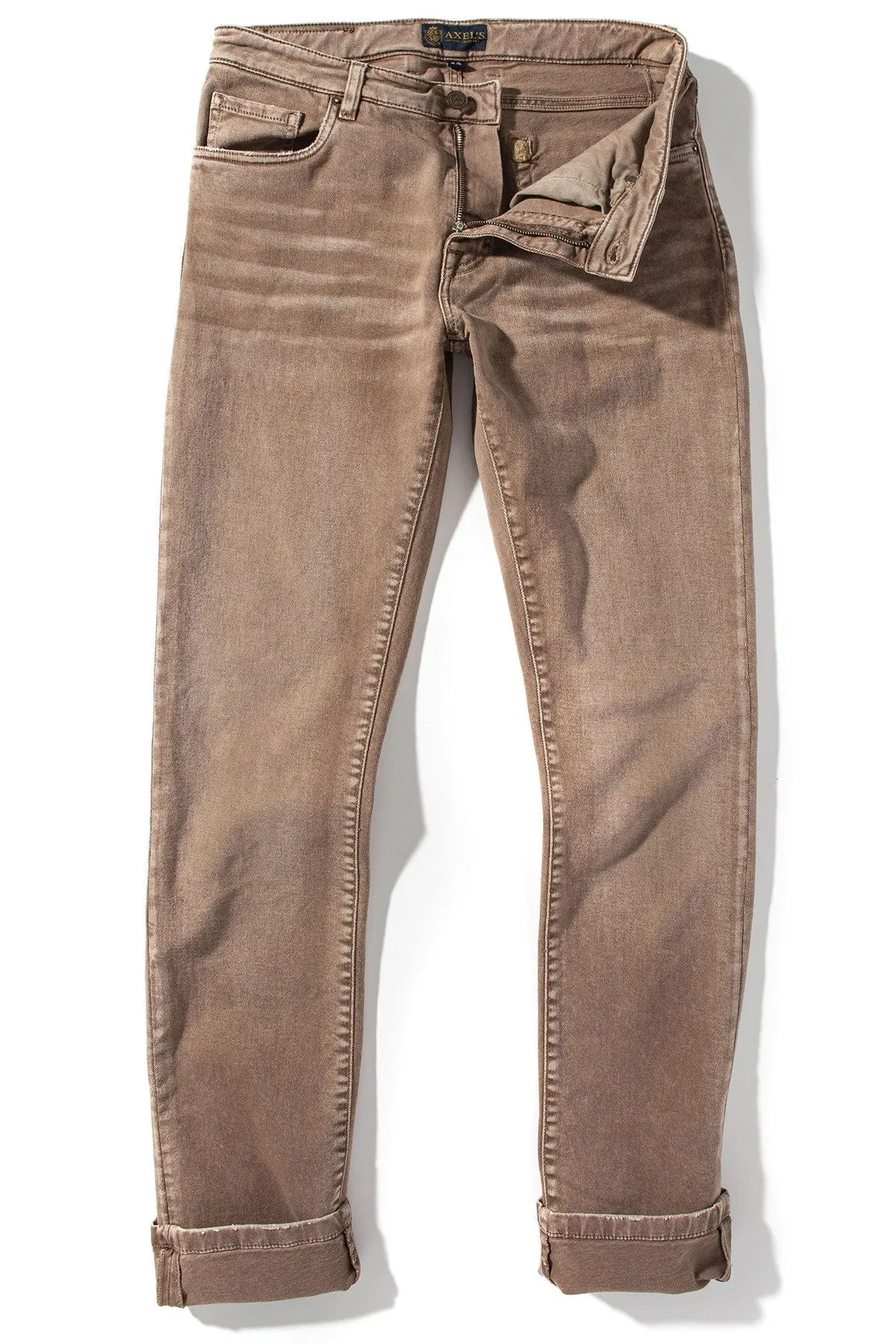 Silverton Worn-In Slim Denim In Tortora