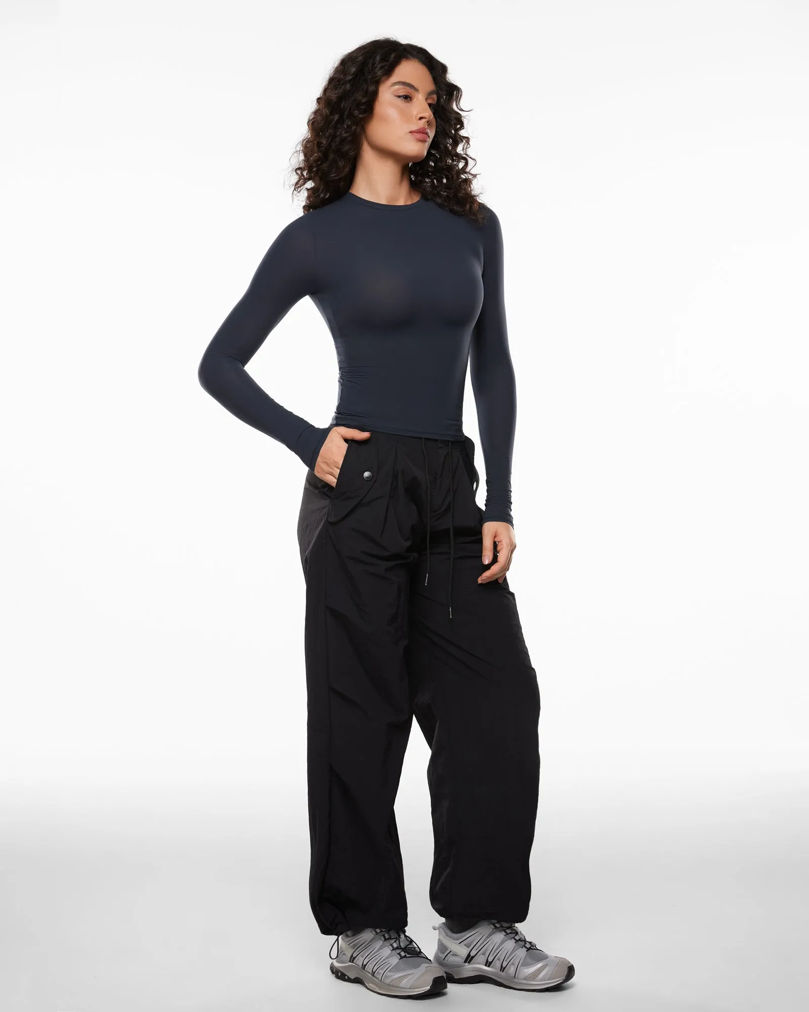 Single-Layer Basic Long Sleeve Shirts