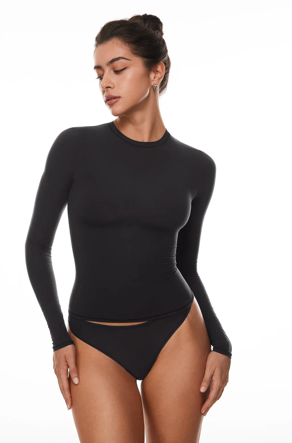 Single-Layer Basic Long Sleeve Shirts